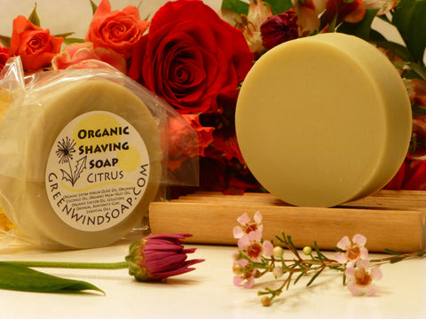 Organic Shaving Soap Citrus