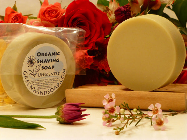 Organic  Shaving Soap Unscented