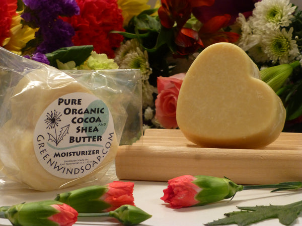 Organic Cocoa-Shea Butter Heart - Large