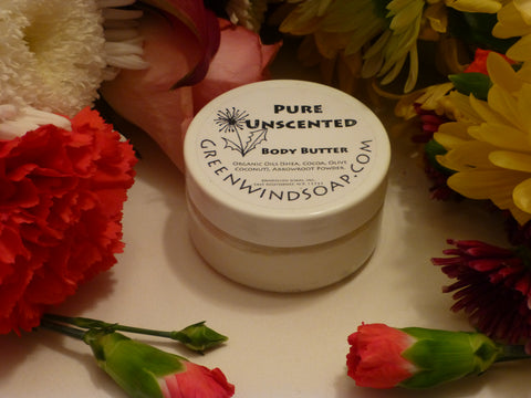 Pure Unscented Organic Body Butter